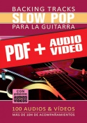 Backing tracks Slow Pop para la guitarra (pdf + mp3 + vídeos)