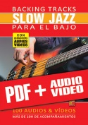 Backing tracks Slow Jazz para el bajo (pdf + mp3 + vídeos)