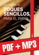 Colección de toques sencillos para el piano (pdf + mp3)