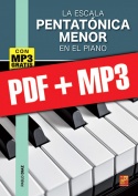 La escala pentatónica menor en el piano (pdf + mp3)