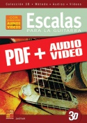 Escalas para la guitarra en 3D (pdf + mp3 + vídeos)