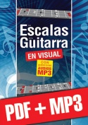 Las escalas de la guitarra en visual (pdf + mp3)