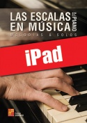 Las escalas en música en el piano (iPad)