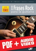 200 frases rock para la guitarra en 3D (pdf + mp3 + vídeos)