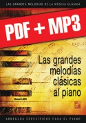 Las grandes melodías clásicas al piano - Volumen 1 (pdf + mp3)