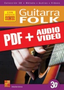 La guitarra folk en 3D (pdf + mp3 + vídeos)