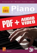 Iniciación al piano y otros teclados en 3D (pdf + mp3 + vídeos)