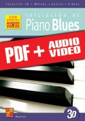 Iniciación al piano blues en 3D (pdf + mp3 + vídeos)