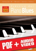 Práctica del piano blues en 3D (pdf + mp3 + vídeos)