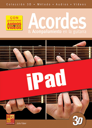 Acordes & acompañamiento en la guitarra en 3D (iPad)