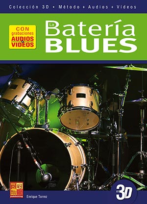 La batería blues en 3D La batería blues en 3D