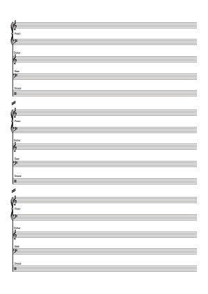 Piano / Guitarra / Bajo / Batería