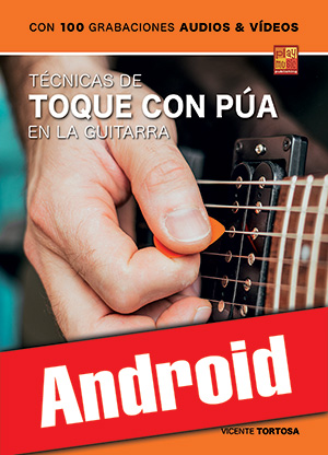 Técnicas de toque con púa en la guitarra (Android)