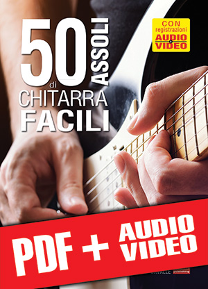 50 assoli di chitarra facili (pdf + mp3 + video)