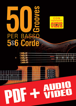 50 grooves per basso 5 e 6 corde (pdf + mp3)