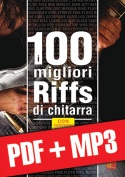 I 100 migliori riffs di chitarra (pdf + mp3)