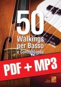 50 walkings per basso e contrabbasso (pdf + mp3)