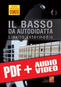 Il basso da autodidatta - Livello intermedio (pdf + mp3 + video)