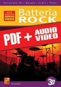 La batteria rock in 3D (pdf + mp3 + video)