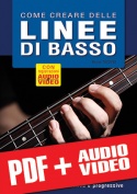 Come creare delle linee di basso (pdf + mp3 + video)