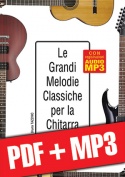 Le grandi melodie classiche per la chitarra (pdf + mp3)