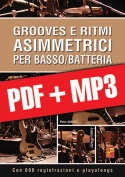 Grooves e ritmi asimmetrici per basso/batteria (pdf + mp3)