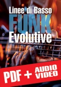 Linee di basso funk evolutive (pdf + mp3 + video)
