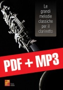 Le grandi melodie classiche per il clarinetto (pdf + mp3)