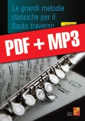 Le grandi melodie classiche per il flauto traverso (pdf + mp3)