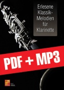 Erlesene Klassik-Melodien für Klarinette (pdf + mp3)
