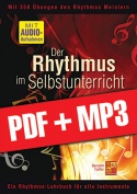 Der Rhythmus im Selbstunterricht - Bassgitarre (pdf + mp3)