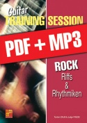 Guitar Training Session - Rock ﻿- Riffs & Rhythmiken (pdf + mp3)