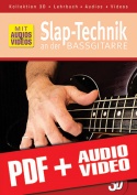 Die Slap-Technik an der Bassgitarre in 3D (pdf + mp3 + videos)