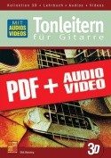 Tonleitern für Gitarre in 3D (pdf + mp3 + videos)