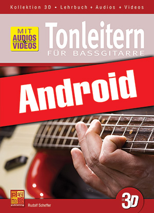 Tonleitern für Bassgitarre in 3D (Android)