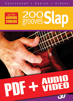 200 Slap Grooves (pdf + mp3 + videos)
