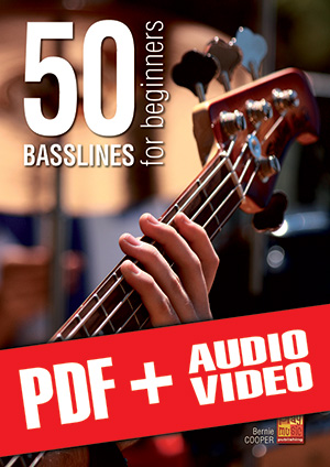 50 Basslines for Beginners (pdf + mp3 + videos)
