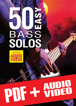 50 Easy Bass Solos (pdf + mp3 + videos)