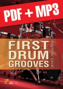 First Drum Grooves (pdf + mp3)