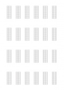 Bass guitar (6-fret diagrams)