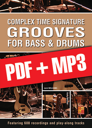Complex Time Signature Grooves for Bass & Drums (pdf + mp3)