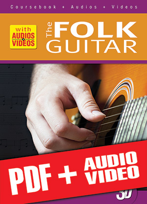 The Folk Guitar in 3D (pdf + mp3 + videos)