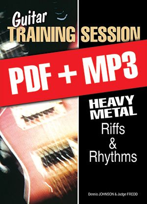 Guitar Training Session - Heavy Metal Riffs & Rhythms (pdf + mp3)