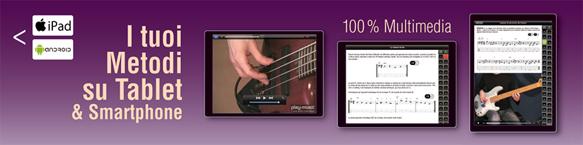 Metodi di basso per tablet iPad o Android